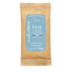 Pâte à Sucre Bleu Denim Colorant Naturel 250 g Scrapcooking