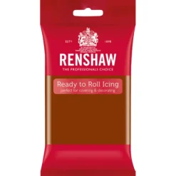 Pâte à Sucre Pro Marron Foncé 250g Renshaw