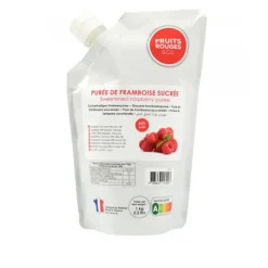Purée de Framboise 1kg Fruits Rouges & Co