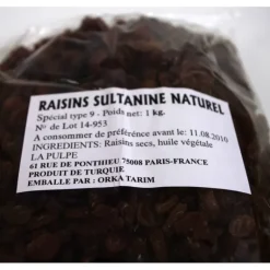 Raisins Secs n°9 1 kg