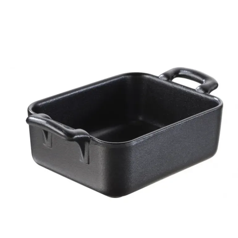 Ramequin Rectangulaire Noir 12x10 cm Belle Cuisine Revol