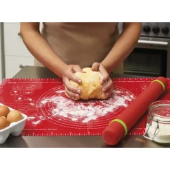 Rouleau à Pâtisserie ajustable rouge 41 cm