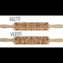 Rouleau à Pâtisserie Motif Casse Noisette 39 cm Scrapcooking