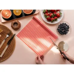 Rouleau Emballage Alimentaire Cire Abeille Rouge 90 x 30,5 cm Nuts