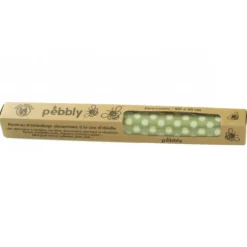 Rouleau Emballage Alimentaire Cire Abeille Pois Vert 30 x 100 cm Pebbly