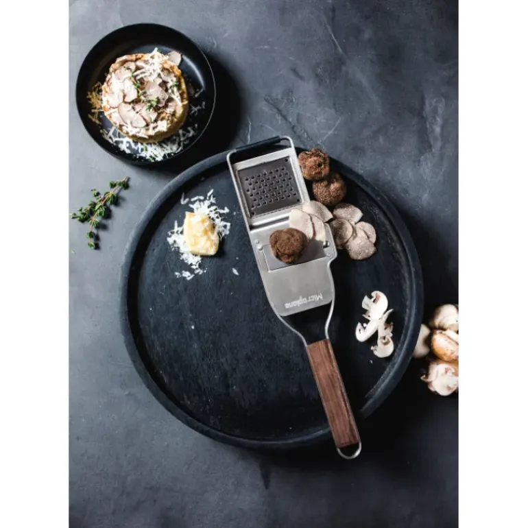 Râpe à Truffes 2en1 Master Manche en Bois Microplane