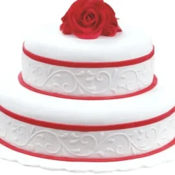 Ruban Pate à Sucre Blanc Arabesque 1,25 m x H 5 cm Patisdécor