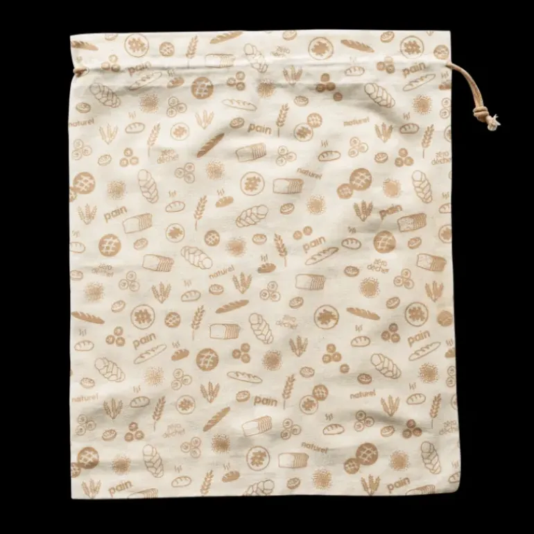 Sac à Vrac Coton Bio Brun 50 x 45 cm Pebbly