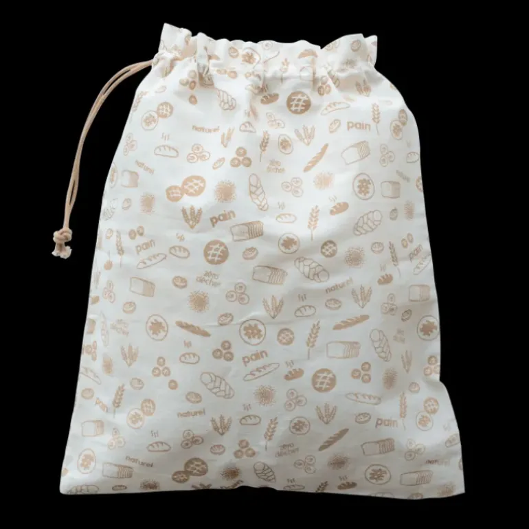 Sac à Vrac Coton Bio Brun 50 x 45 cm Pebbly