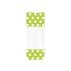 Sachet Bonbon 10 x 22 cm Anis à Pois Blancs Patisdécor (x10)