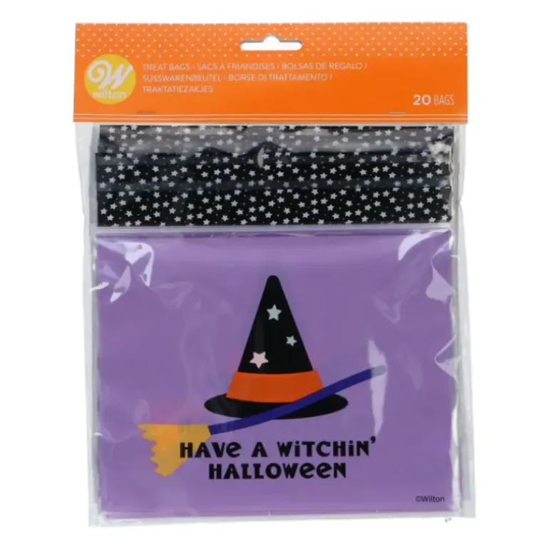 Sachet Bonbon Sorcière Halloween Wilton (x20)