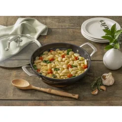 Sauteuse Antiadhérente Essentiel Céramique 30 cm et couvercle Le Creuset