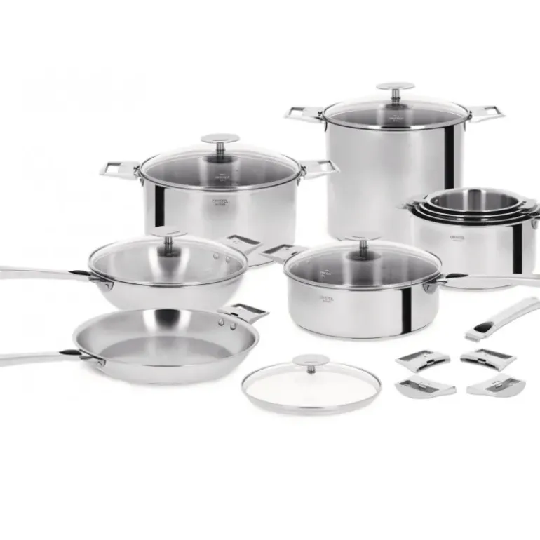 Sauteuse Casteline Ø 26 cm Manche Amovible Anti-Adhésive Inox Cristel