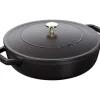 Sauteuse en Fonte Chistera 28 cm Noir Staub