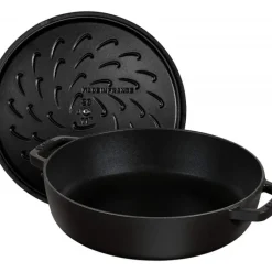 Sauteuse en Fonte Chistera 28 cm Noir Staub