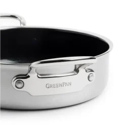 Sauteuse Inox Ø 26 cm avec Couvercle PREMIERE GreenPan