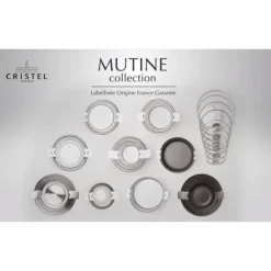 Sauteuse Mutine Ø 28 cm Manche Amovible Anti-Adhésive Inox Cristel