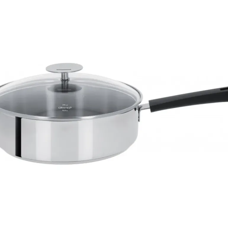 Sauteuse Mutine Ø 26 cm Manche Fixe Anti-Adhésive Inox Cristel
