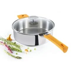 Sauteuse Mutine Ø 24 cm Manche Amovible Inox Cristel