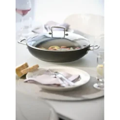 Sauteuse Provençale 30 cm Anti-Adhérente avec couvercle Les Forgées Le Creuset