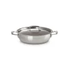 Sauteuse Provençale en Inox et Couvercle 30 cm Le Creuset