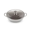 Sauteuse Provençale Inox Signature 30 cm et couvercle Le Creuset