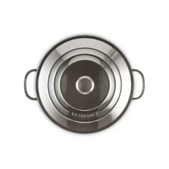 Sauteuse Provençale Inox Signature 30 cm et couvercle Le Creuset