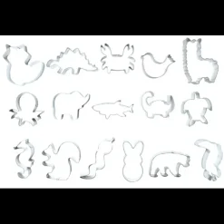 Seau 16 Emporte-Pièces Thème Animaux Wild Scrapcooking