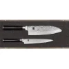 Set Couteau Santoku et Couteau Universel Shun Classic Damas Kai