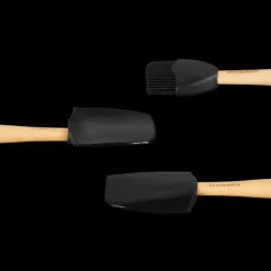 Set de 3 Spatules Silicone Black Onyx Le Creuset