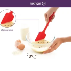 Spatule en Silicone Monobloc Rouge Mastrad