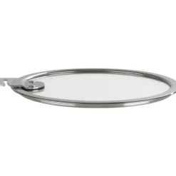 Série de Couvercles Plats en Verre Trempé 16 à 20 cm Strate Amovible Cristel
