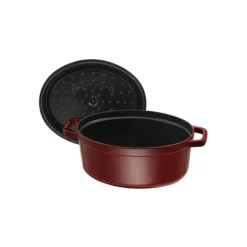 STAUB Cocotte Fonte Ovale 29 cm Grenadine Majolique 4,2 L