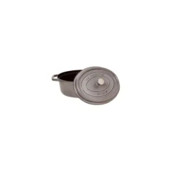 STAUB Cocotte Fonte Ovale 27 cm Gris Graphite 3,2 L