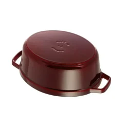 STAUB Cocotte Fonte Ovale 33 cm Grenadine Majolique 6,7 L