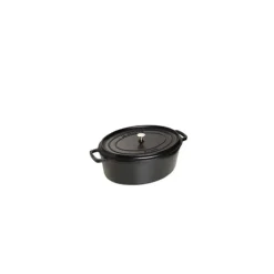STAUB Cocotte Fonte Ovale 17 cm Noir Mat 1 L