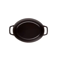 STAUB Cocotte Fonte Ovale 33 cm Noir Mat 6,7 L