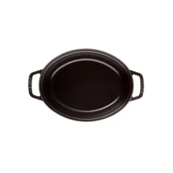 STAUB Cocotte Fonte Ovale 41 cm Noir Mat 12 L