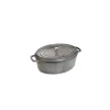STAUB Cocotte Fonte Ovale 33 cm Gris Graphite 6,7 L