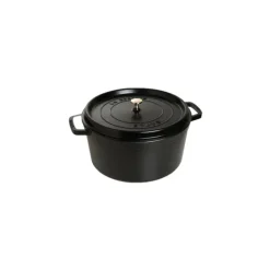 STAUB Cocotte Fonte Ronde 34 cm Noir Mat 12,6 L
