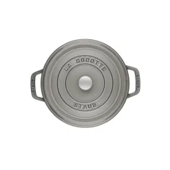 STAUB Cocotte Fonte Ronde 14 cm Gris Graphite 0,8 L
