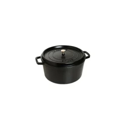 STAUB Cocotte Fonte Ronde 24 cm Noir Mat 3,8 L