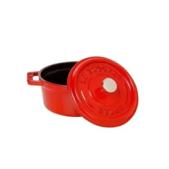 STAUB Cocotte Fonte Ronde 24 cm Rouge Cerise 3,8 L