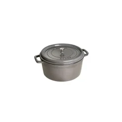 STAUB Cocotte Fonte Ronde 26 cm Gris Graphite 5,2 L