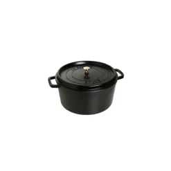STAUB Cocotte Fonte Ronde 26 cm Noir Mat 5,2 L