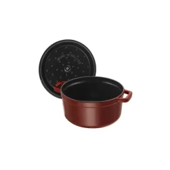 STAUB Cocotte Fonte Ronde 28 cm Grenadine Majolique 6,7 L