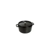 STAUB Cocotte Fonte Ronde 14 cm Noir Mat 0,8 L