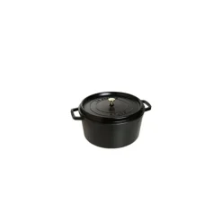 STAUB Cocotte Fonte Ronde 14 cm Noir Mat 0,8 L