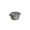 STAUB Cocotte Fonte Ronde 20 cm Gris Graphite 2,2 L