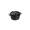 STAUB Cocotte Fonte Ronde 22 cm Noir Mat 2,6 L